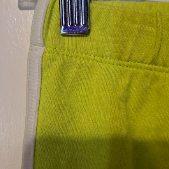 Children's Place, Shorts, Child's Sz XL14, Neon Green, White trim, Elastic Waist - Picture 4 of 7